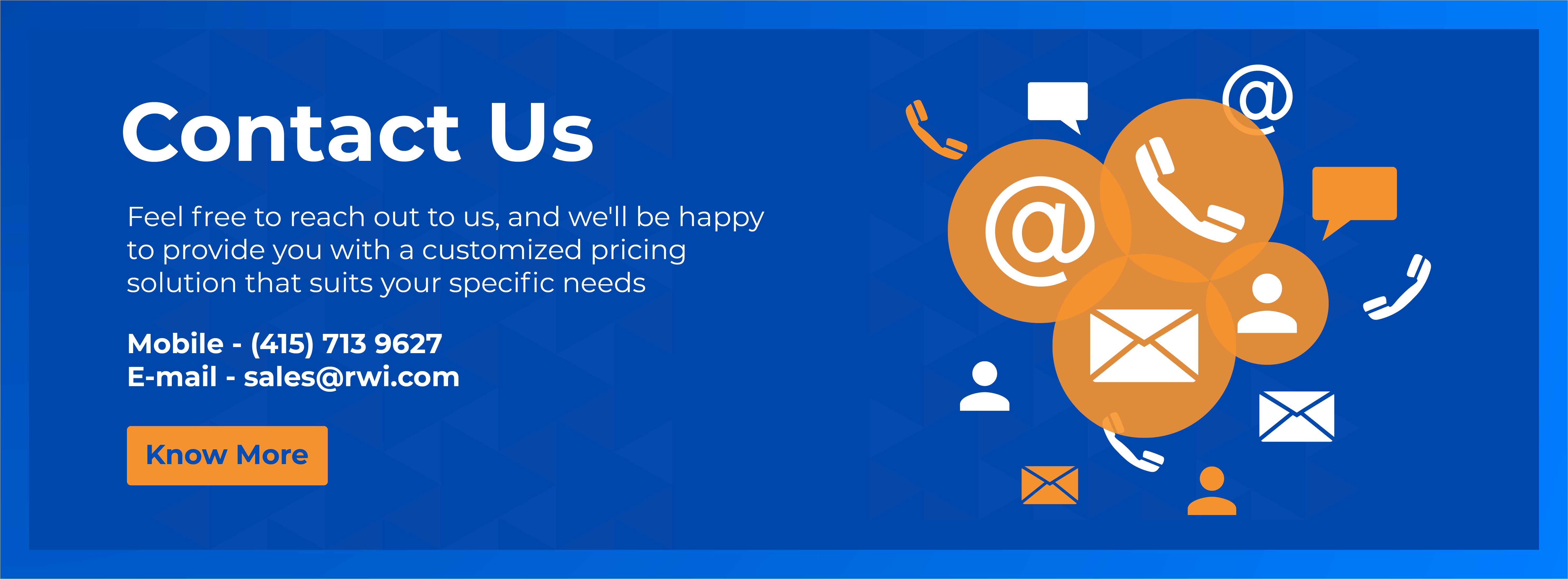 Contact us Banner